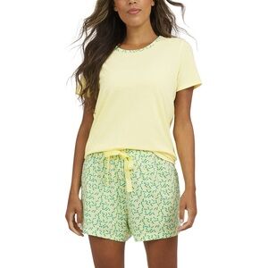 Lands' End Women's 2-Piece Knit Short Pajama Set